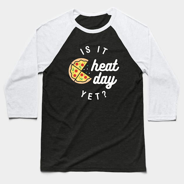 Is It Cheat Day Yet? (Pizza) Baseball T-Shirt by brogressproject